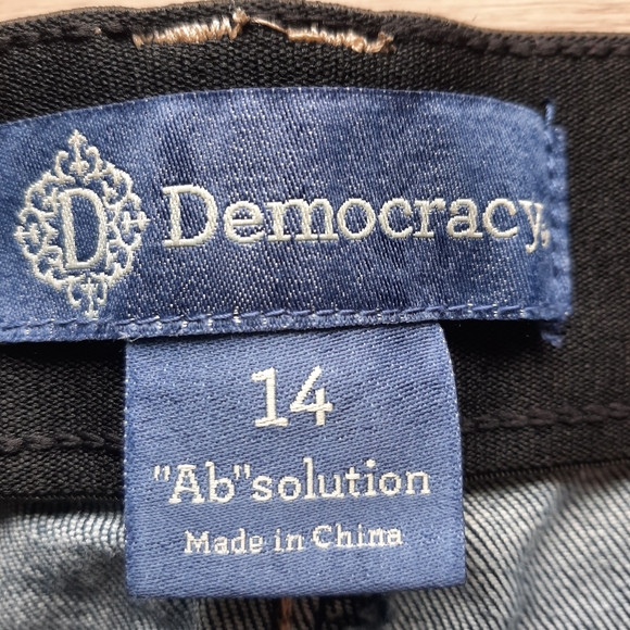 Democracy Ab Solution Jeans Size 14 - Picture 3 of 4